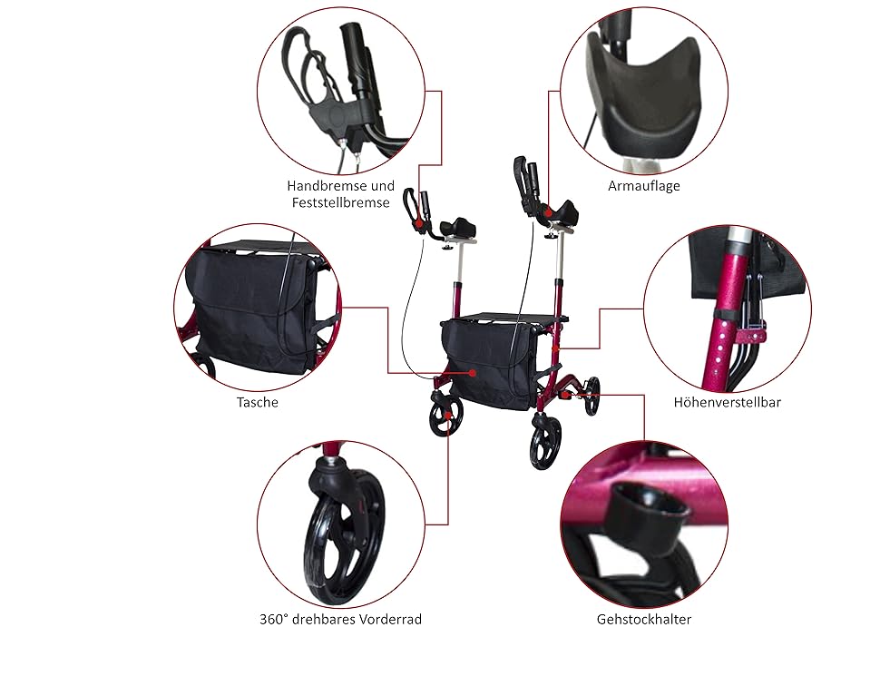 ANTAR Arthritis Rollator AT51113