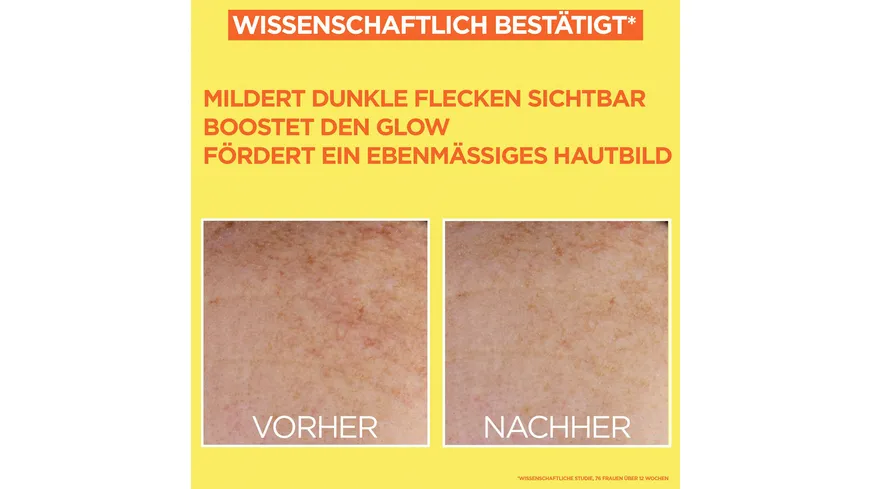 Garnier SkinActive Vitamin C Tägliches Sonnenfluid Invisible LSF 50+ 40 ml