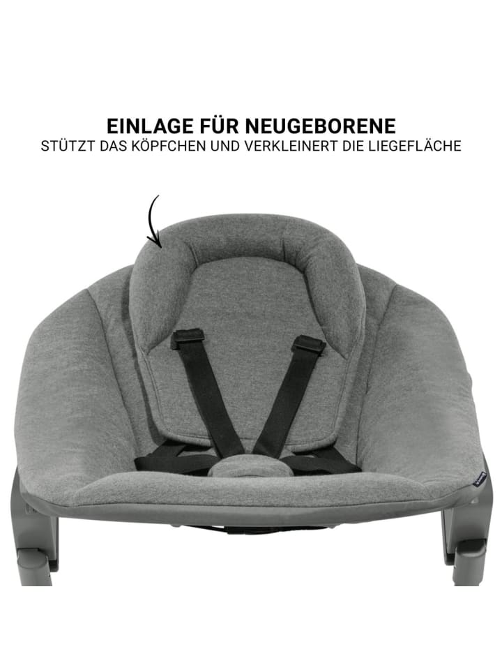 Hauck Beta Plus White 5-tlg. Newborn Set - Hochstuhl   2in1 in weiss,grau günstig kaufen onesize