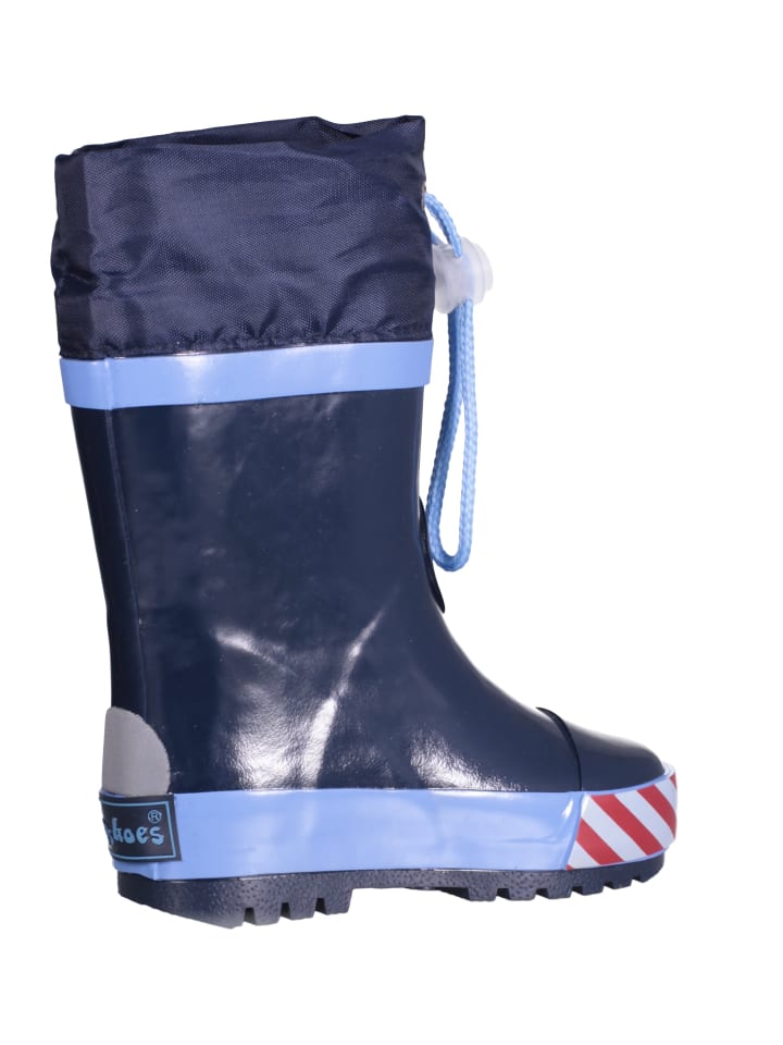 Playshoes Gummistiefel Baustelle in Bleu günstig kaufen