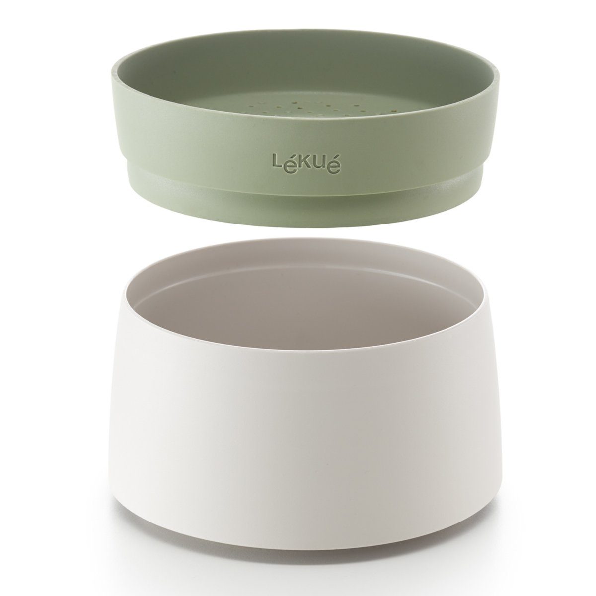 LEKUE Mikrowellenbehälter Mikrowellen Quinoa- und Reiskocher, Kunststoff (lebensmittelecht), Silicone Platinum