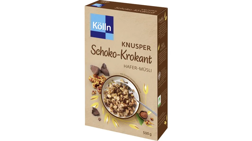 Kölln Knusper Schoko-Krokant Hafer-Müsli 500 g