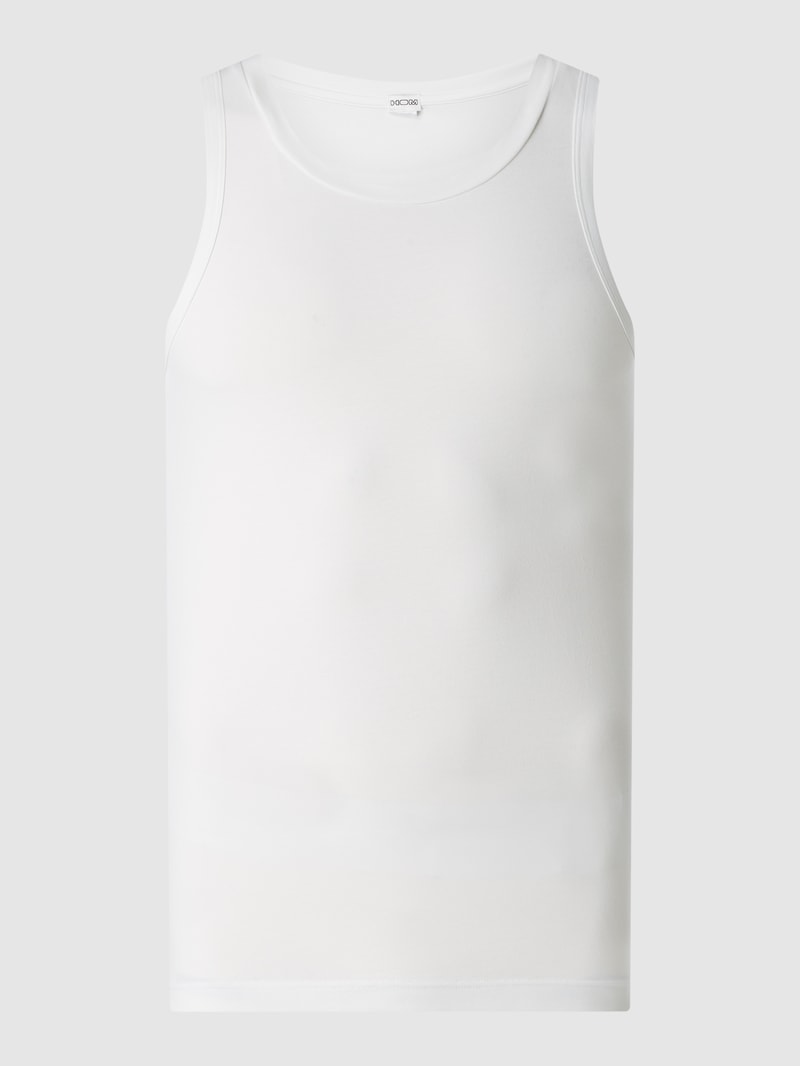 Tanktop mit Stretch-Anteil in weiß