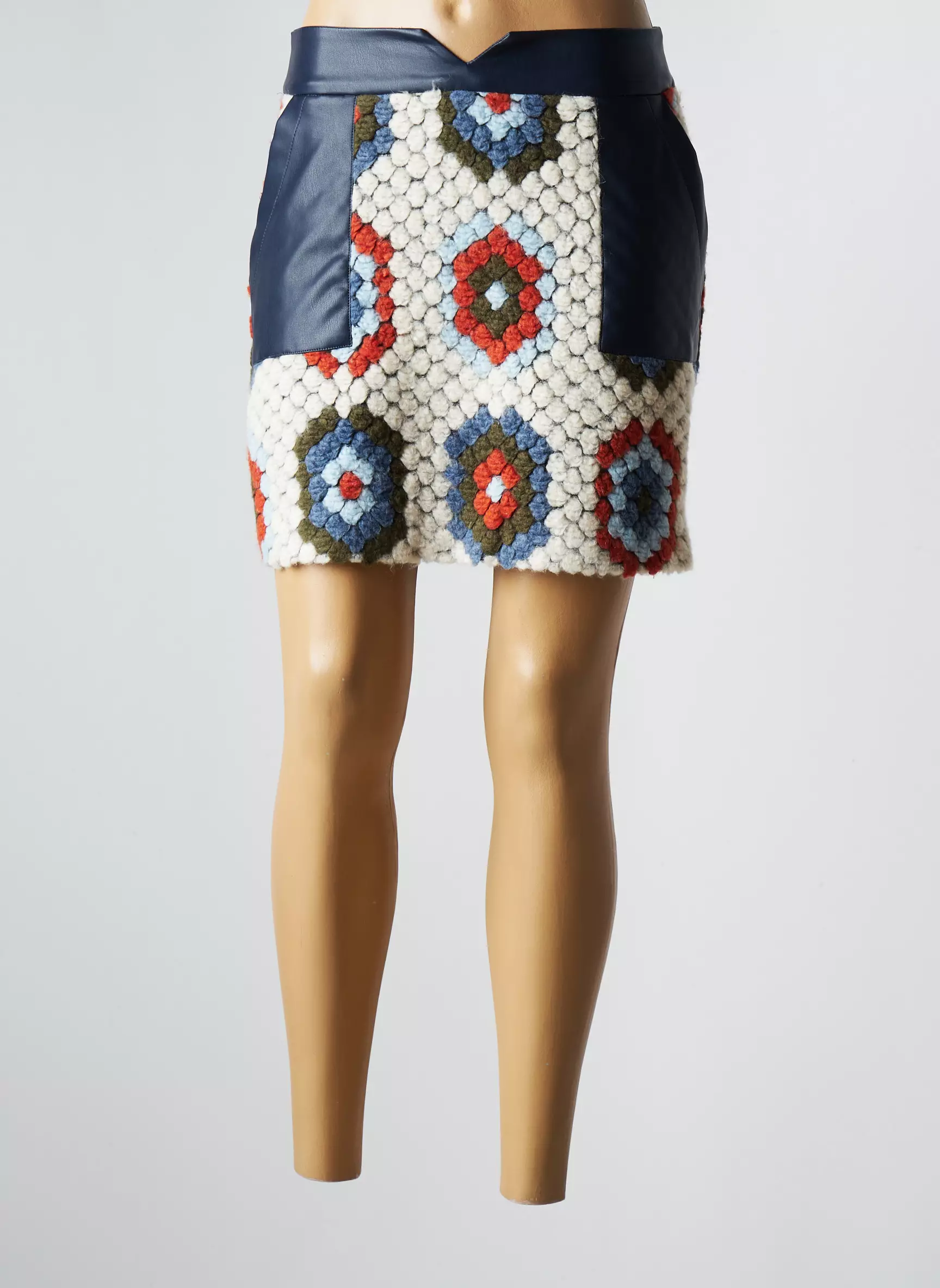 Symbiose Jupes Courtes Femme couleur bleu
