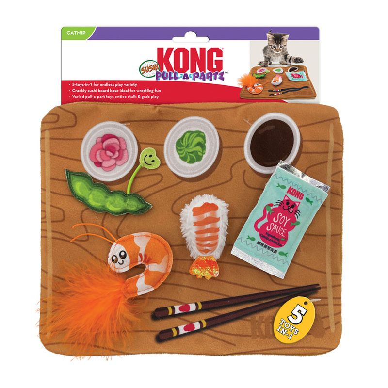 KONG Pull-A-Partz Katzenspielzeug Sushi zu TOP-Preisen | bitiba %