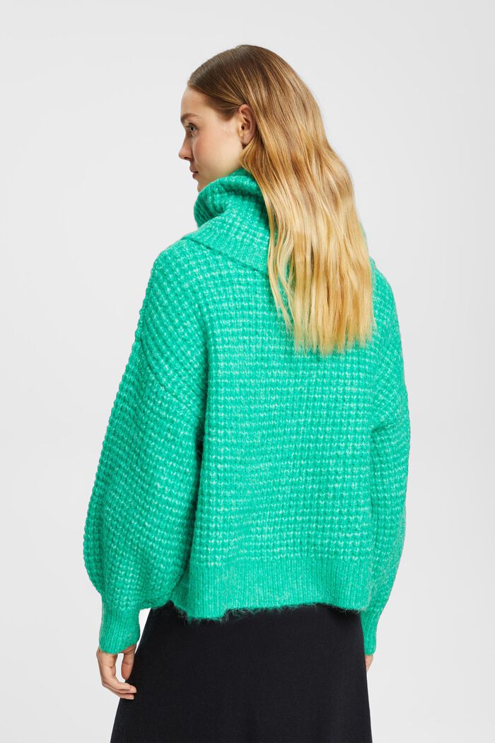 Turtleneck-Pullover in Chunky-Optik