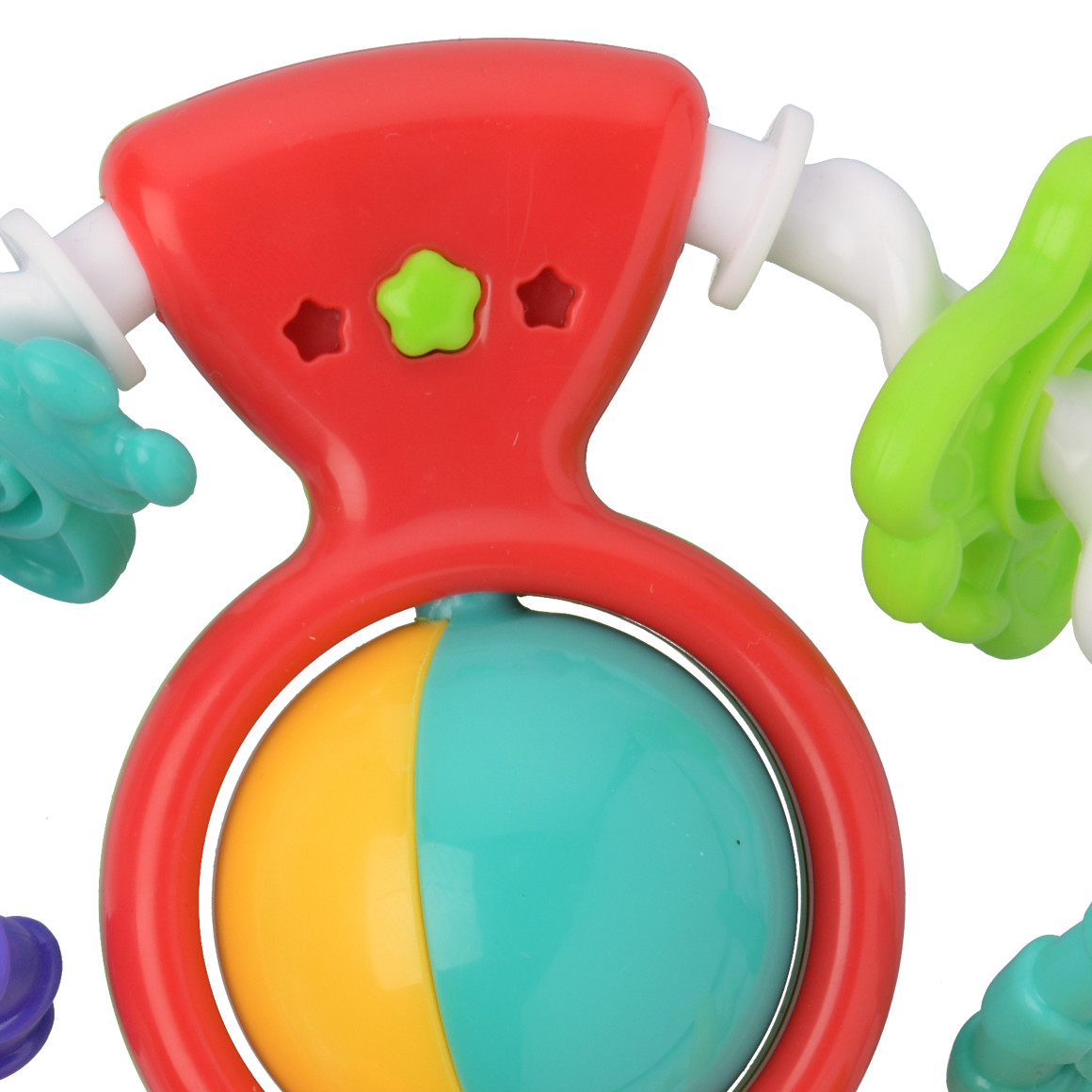 Baby Rassel mit verschiedenen Elementen