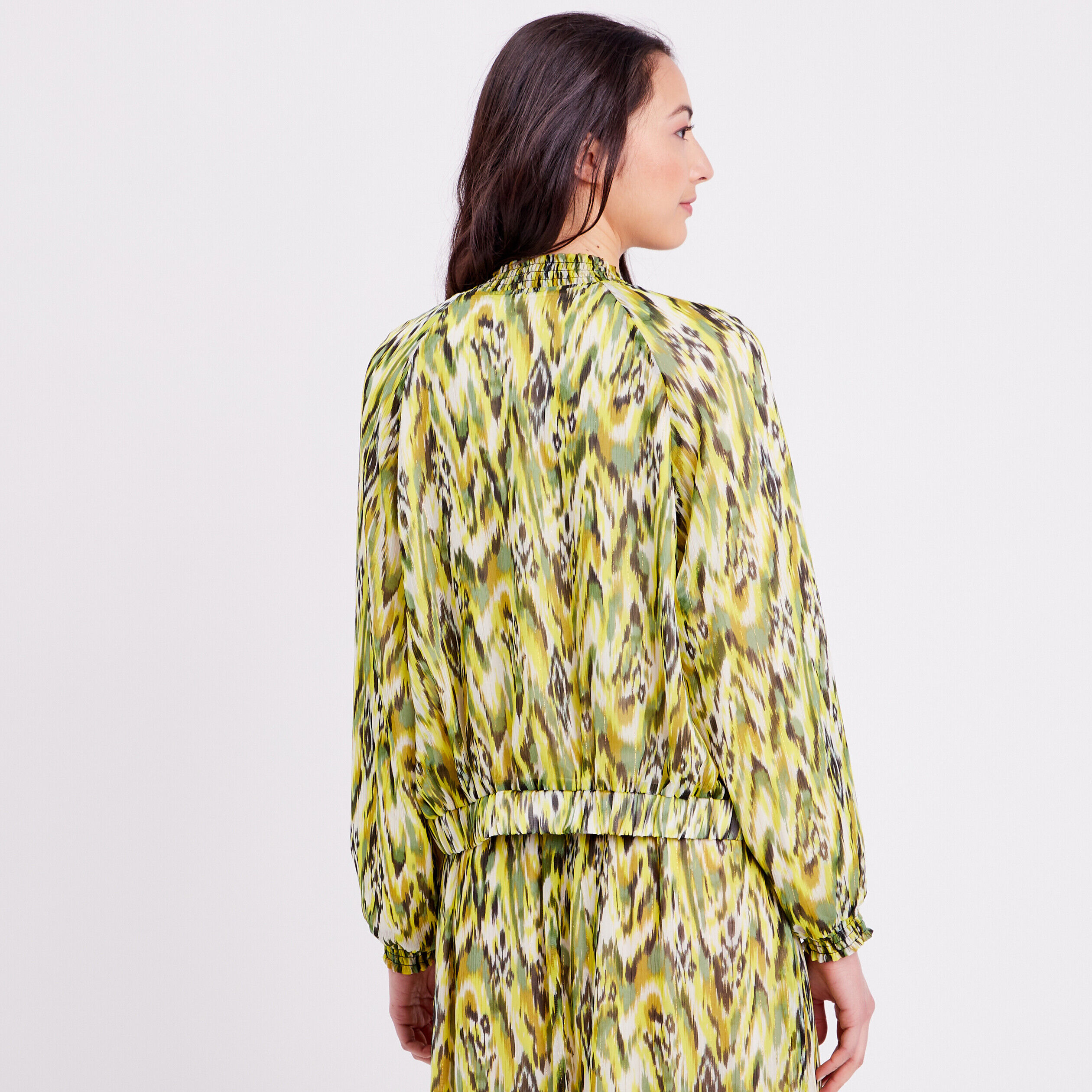 Veste teddy zippée blanc femme | Cache Cache