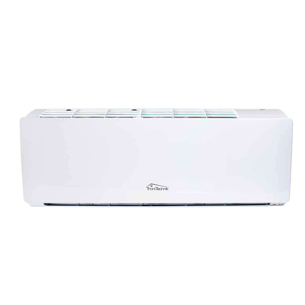 TroniTechnik Reykir Split Klimagerät Klimaanlage mit 12000 BTU, inkl. Zubehör, Wandhalterung und UV-C Reinigung