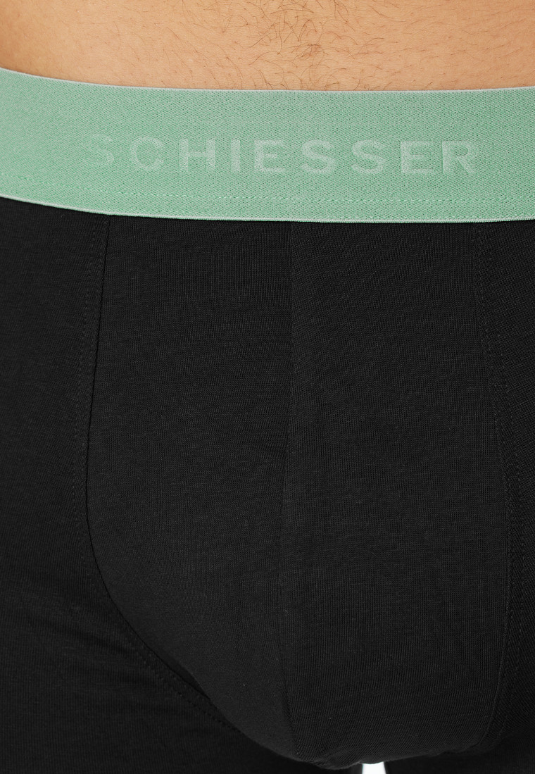 Shorts 3er-Pack Organic Cotton Webgummibund mehrfarbig - 95/5