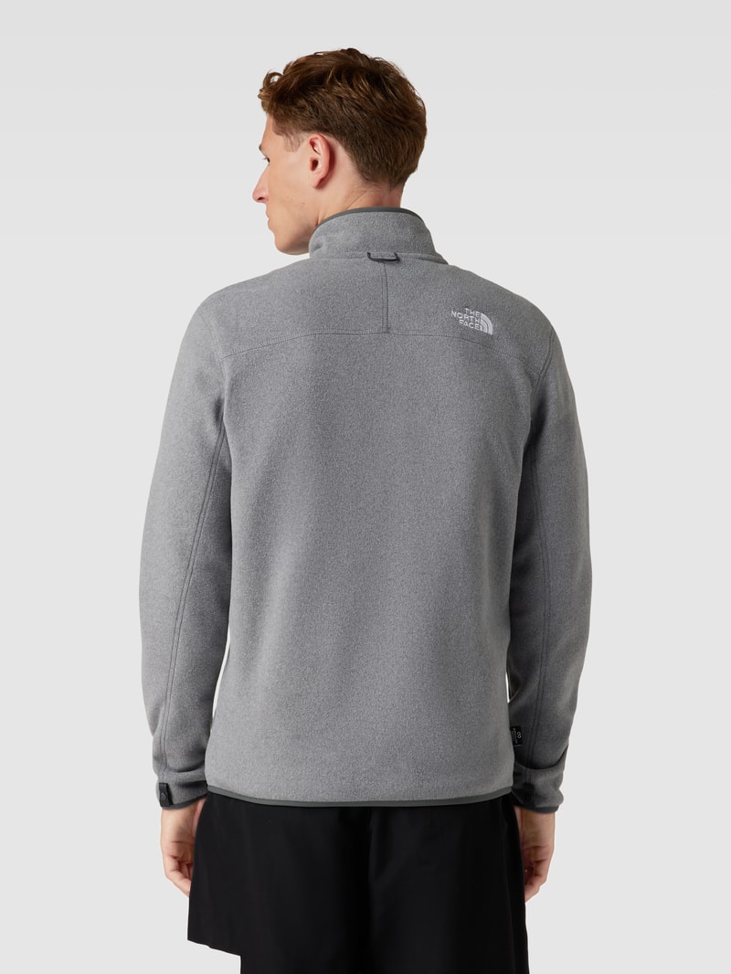 Fleecejacke mit Reißverschlusstaschen Modell '100 GLACIER' in silber