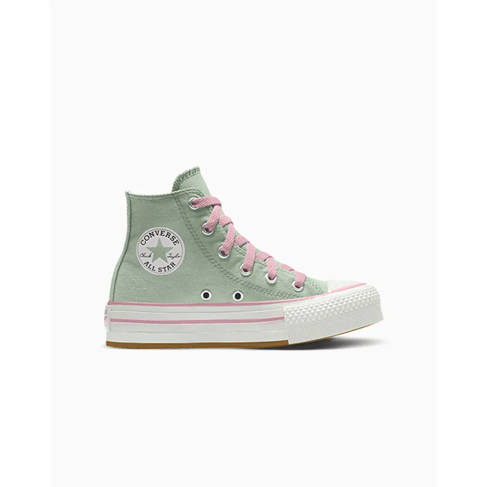 Converse Custom Chuck Taylor All Star Eva Lift Platform By You A09654CSP24_STICKYALOE_SC / grün