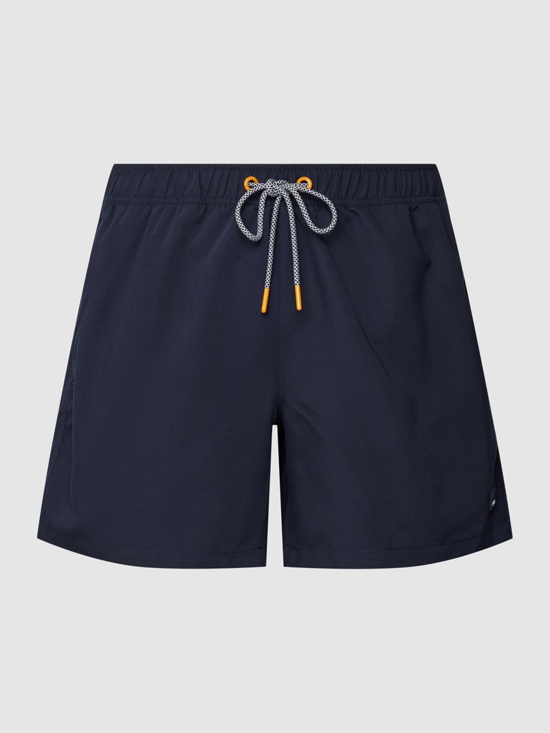 Badehose mit elastischem Bund Modell 'JONES BAY' in marineblau