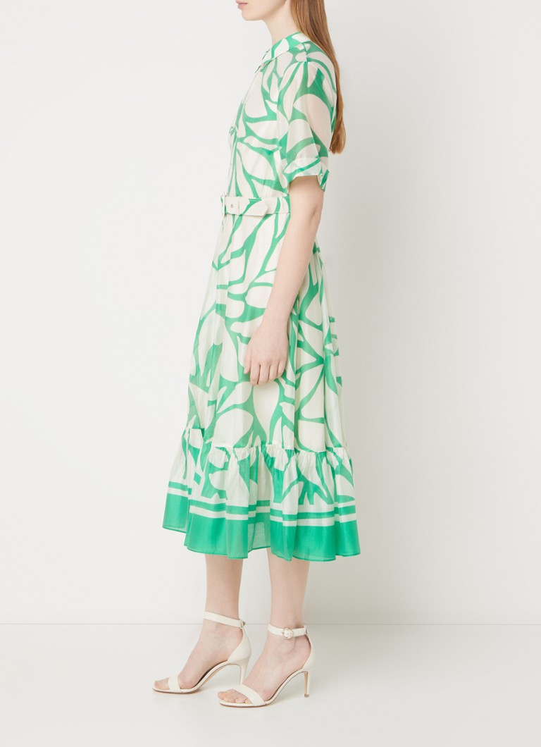 Vestido camisero midi Phase Eight Daphne en mezcla de lyocell con cinturón.