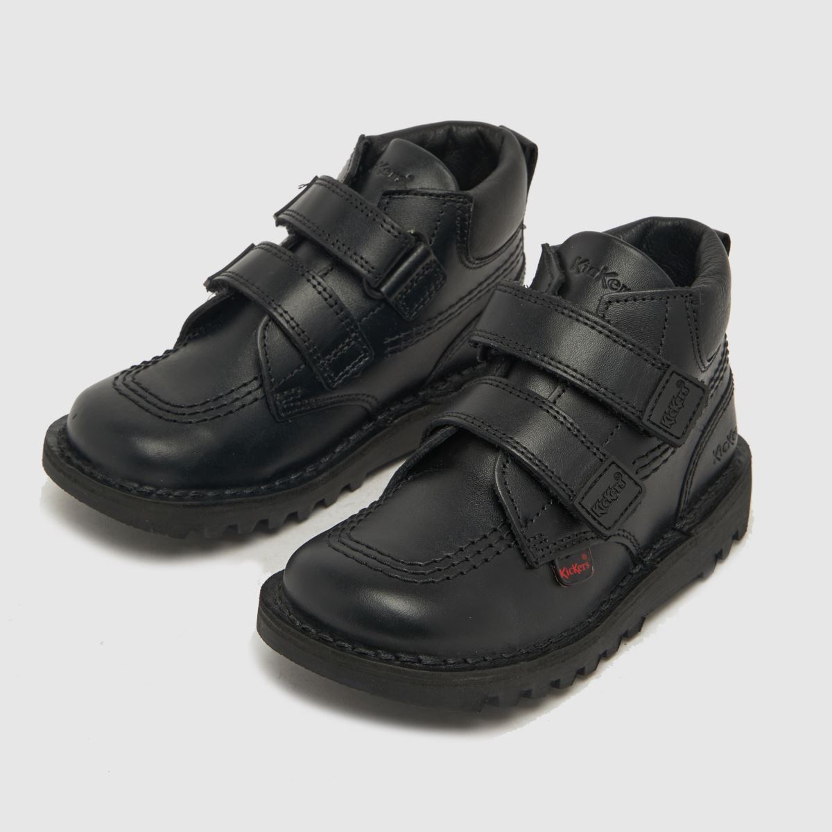 Kickers fekete kick hi roll fiú kisgyermek csizma