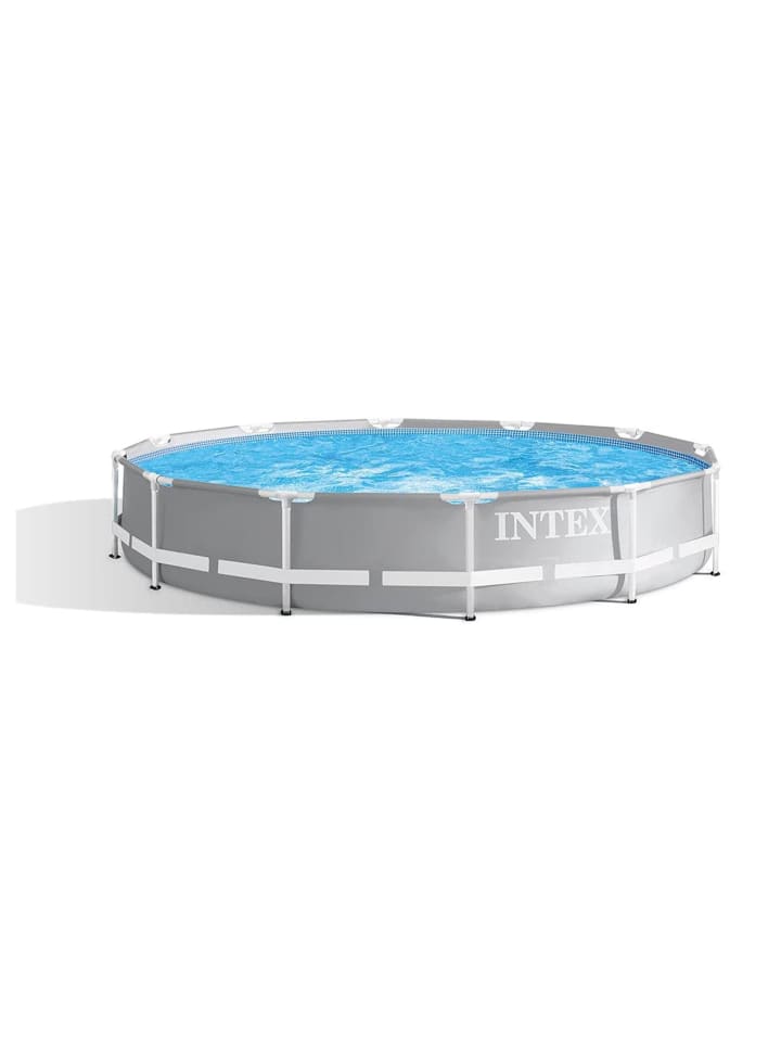 Intex Prism Frame Pool inkl. GS-Filterpumpe, 366x76cm in grau günstig kaufen onesize