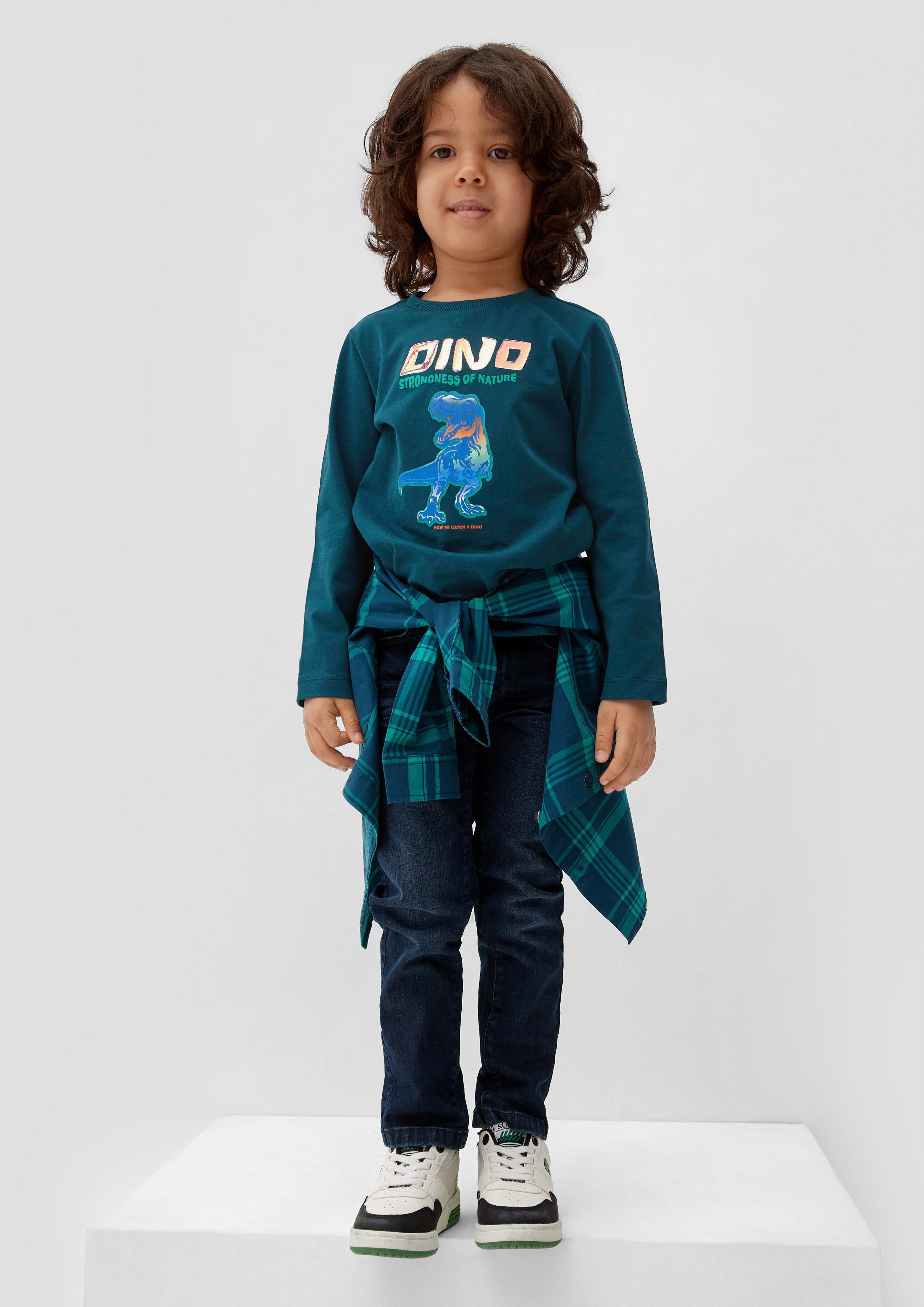 Longsleeve mit Frontprint  2134100-6904