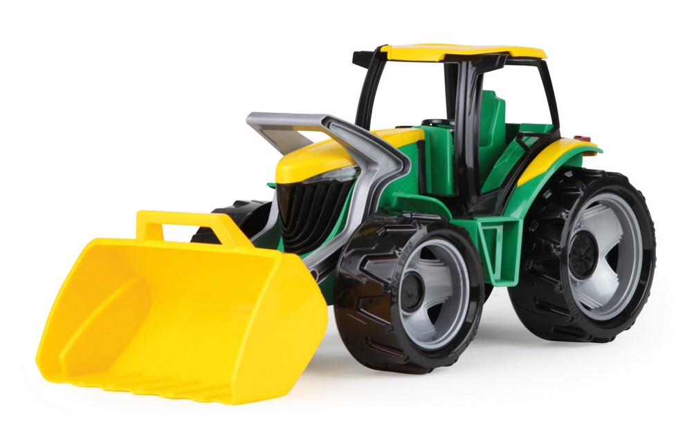 LENA GIGA TRUCKS Traktor mit Frontlader, grün/gelb