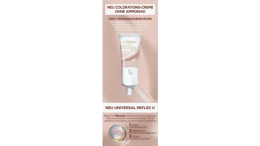 L'Oréal Paris Excellence Creme 5U - universalhellbraun