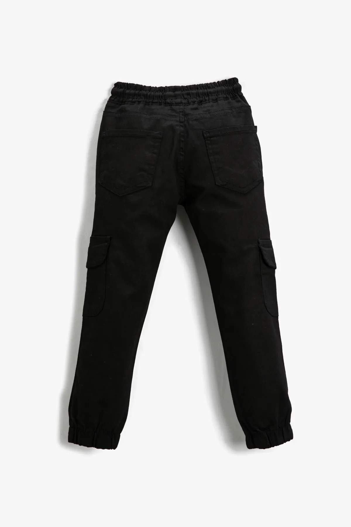 Koton  Basic-Cargohose für Jungen mit Bindebund 3wkb40004tw Schwarz