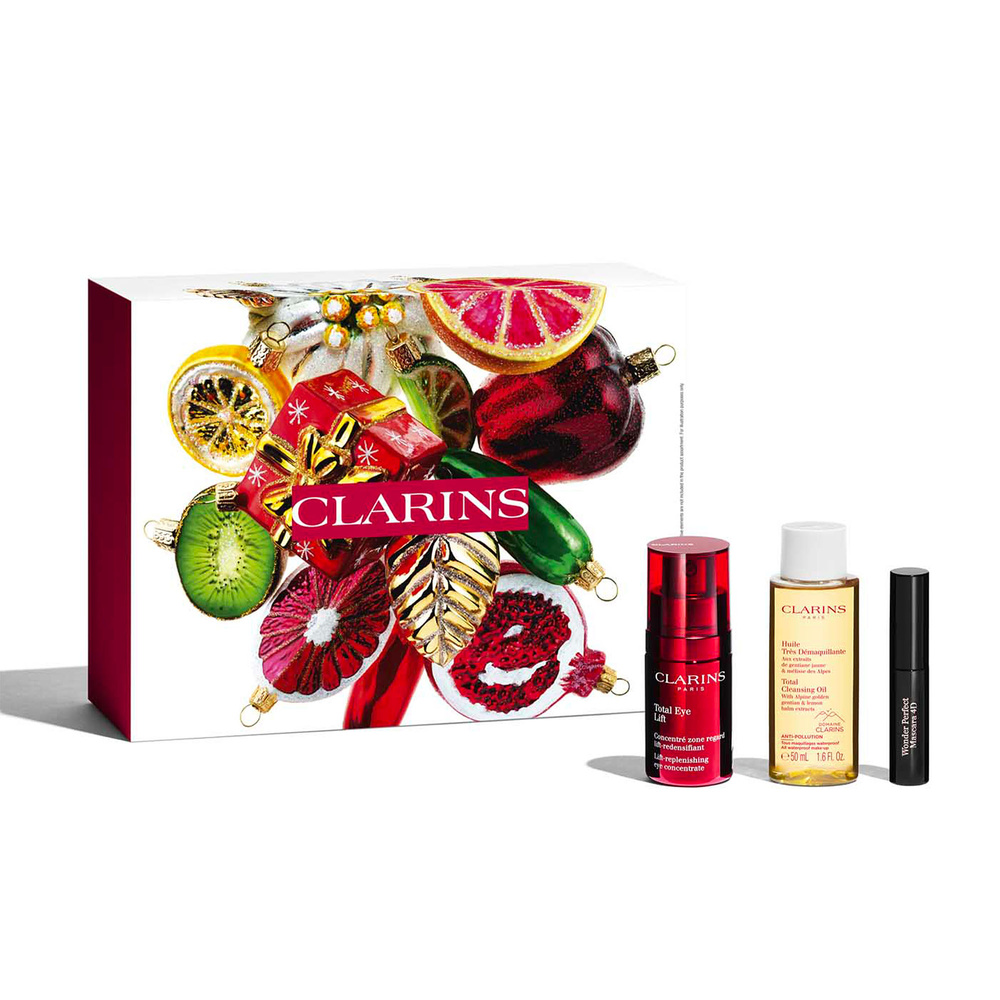 Clarins Coffret Noël  Soin contour des yeuxTotal Eye Lift. Coffret