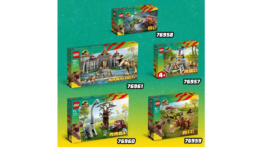 LEGO Jurassic Park 76959 Triceratops-Forschung