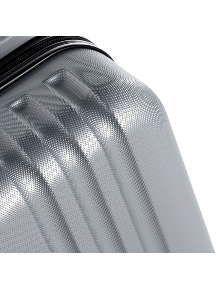 FERGÉ Kofferset Hartschale 3-teilig Hartschale 3 teilig Koffer Set Marseille in silber günstig kaufen onesize