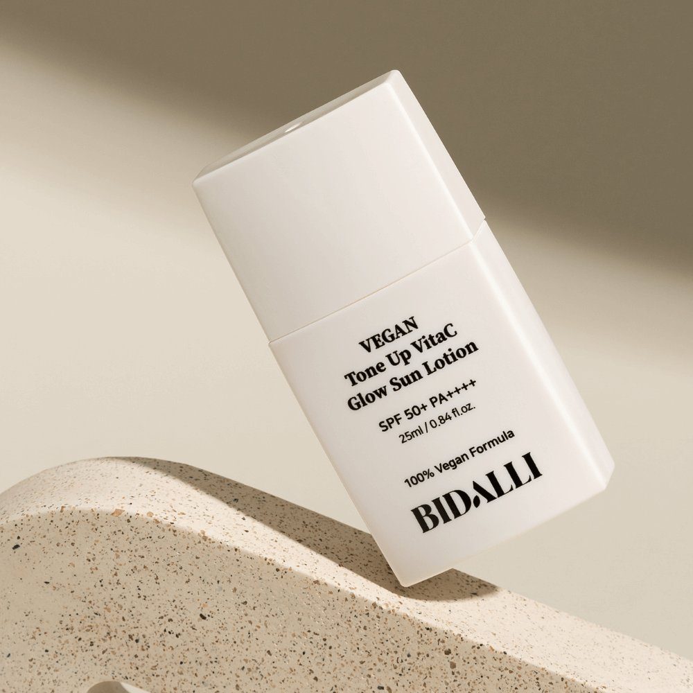 BIDALLI Sonnenschutzlotion MINI VEGAN TONE UP VITA-C GLOW SUN LOTION SPF50+/PA++++