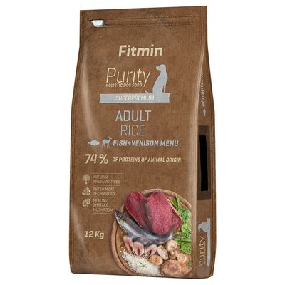 Fitmin dog Purity Adult Rice Fisch & Hirsch