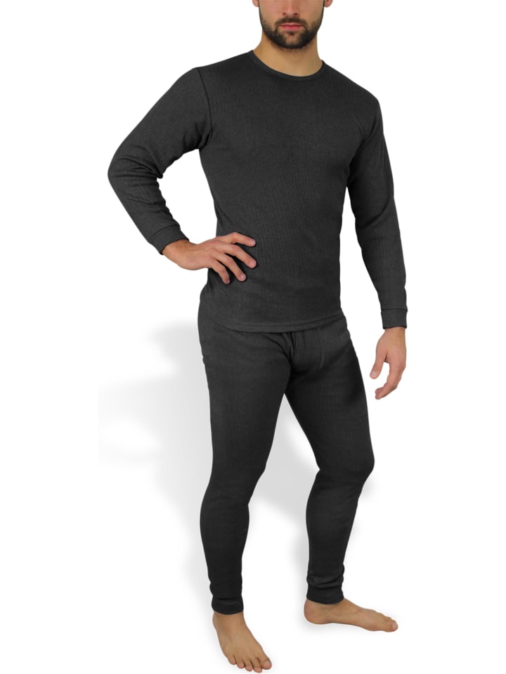 Normani Outdoor Sports Thermo Unterwäsche Garnitur in Anthrazit günstig kaufen
