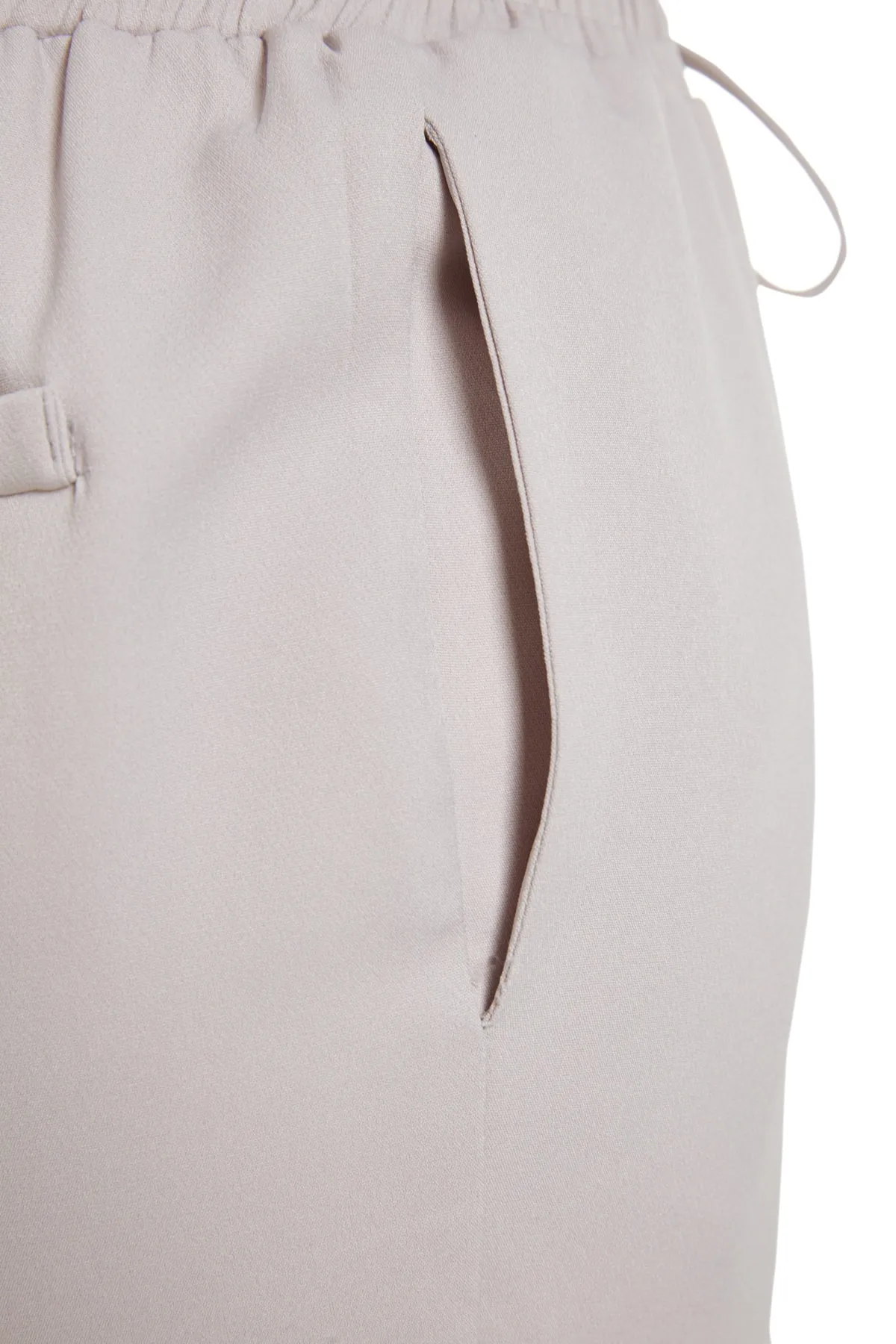 Trendyol Collection  Graue gewebte Bindehose TWOSS23PL00226