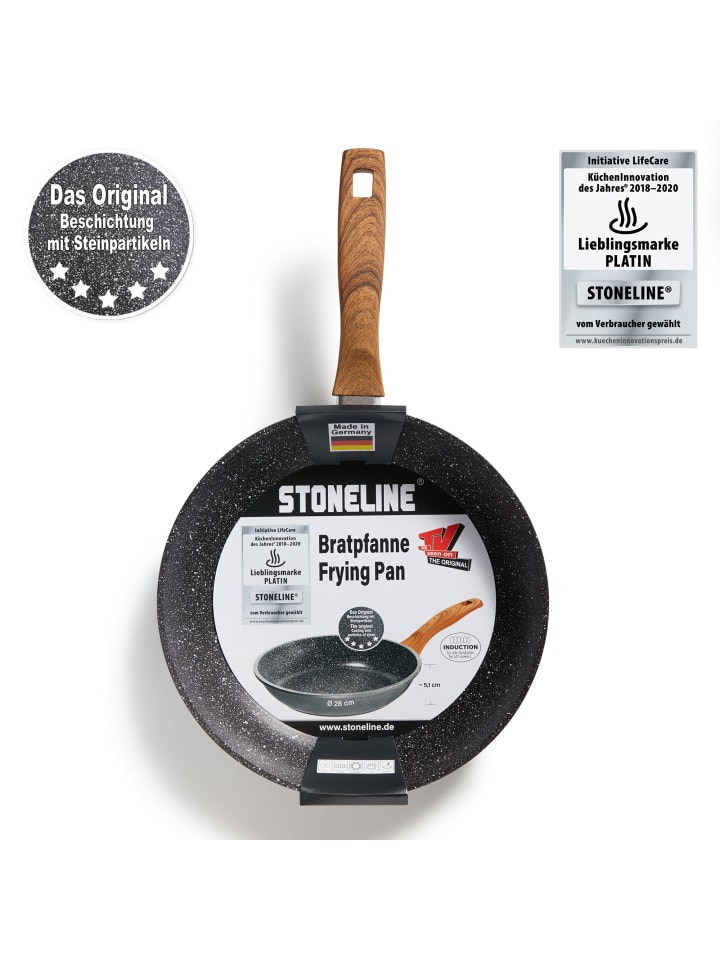 Stoneline Bratpfanne | ohne Deckel in Anthrazit | 28cm günstig kaufen Ø 28 cm