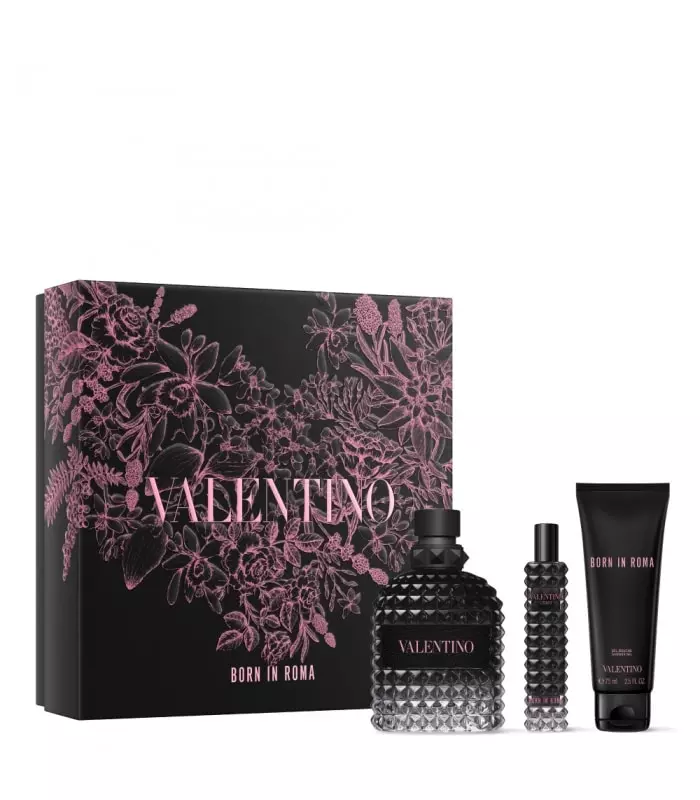 BORN IN ROMA UOMO Coffret Cadeau Eau de Toilette Boisé Aromatique Pour Lui