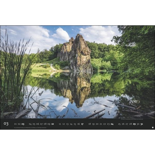 DEUTSCHLANDS NATURPARADIESE KALENDER 2024 - Kalender