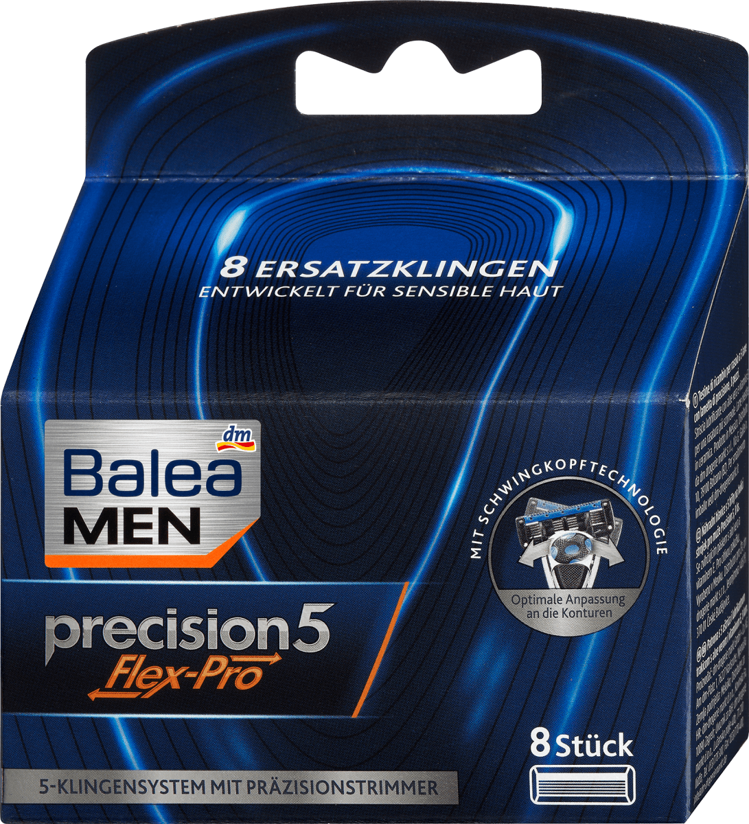 Rasierklingen, precision5 Flex-Pro, 8 St