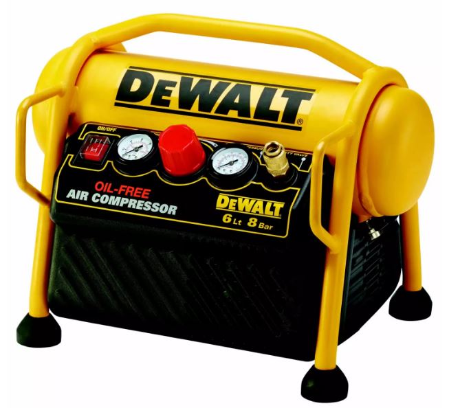 DeWalt DPC6MRC-QS Kompressor 6 liter + 5m slang