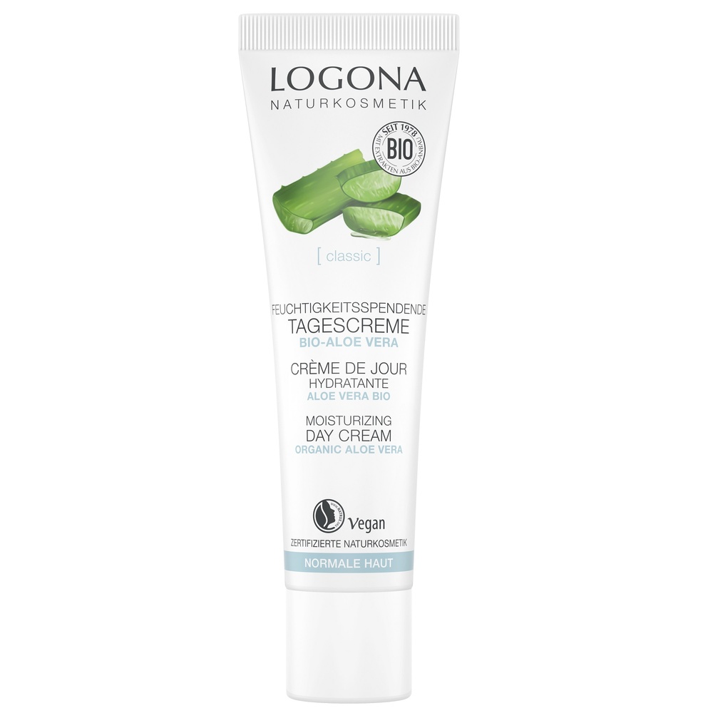 logona Crème de jour hydratante aloe vera bio,30 ml Crèmes visage