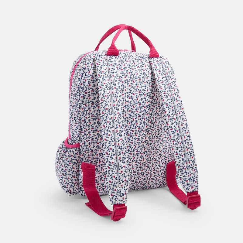 Sac à dos déperlant spécial rentrée des classes blanc fille