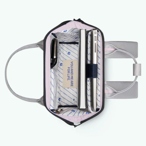 Adventurer Small Backpack Silver Reindeer