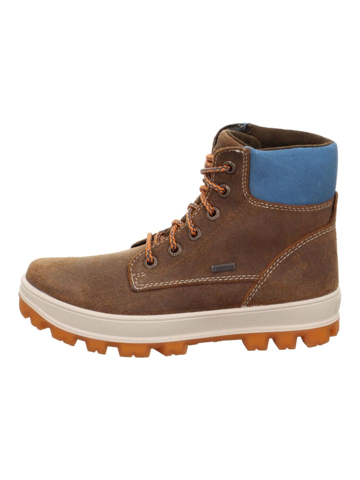superfit Stiefelette in Braun/Blau günstig kaufen