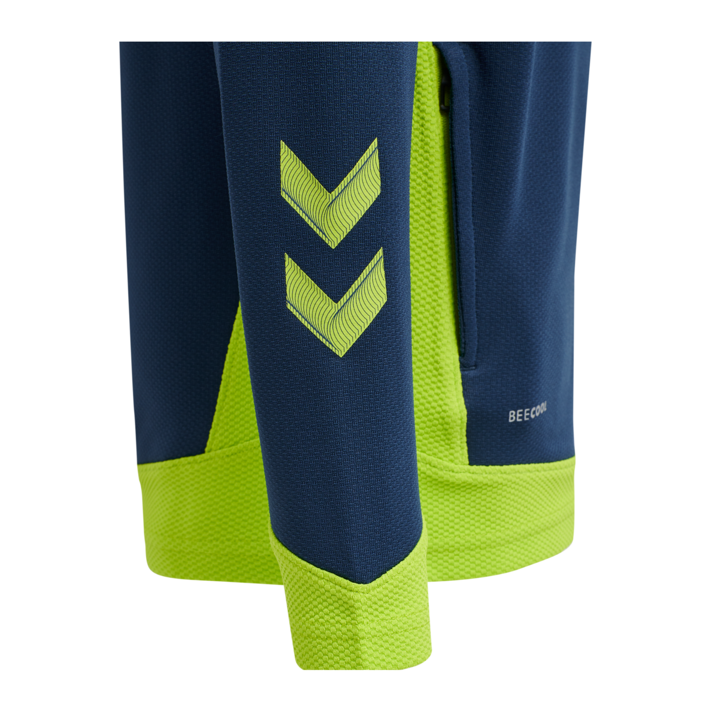 Hummel hmlLEAD Poly Hoody Kids Blau F7642