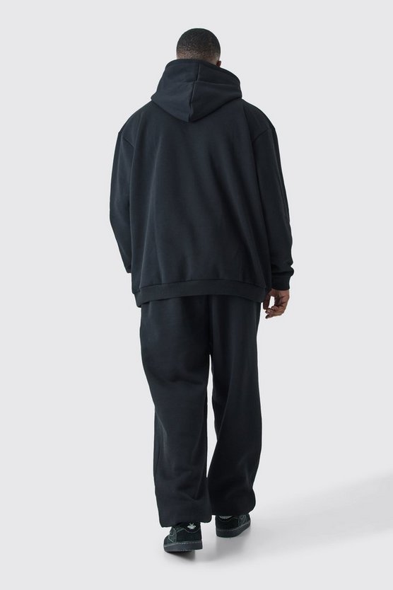 Plus Oversize Trainingsanzug mit Mmxii Print