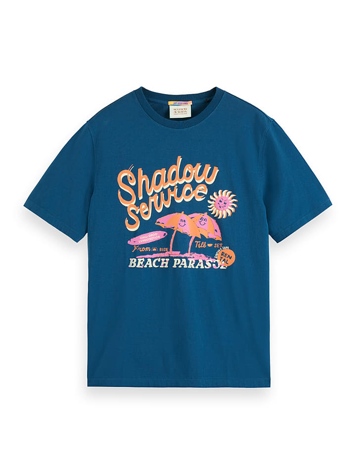 Scotch & Soda Shirt in Blau günstig kaufen