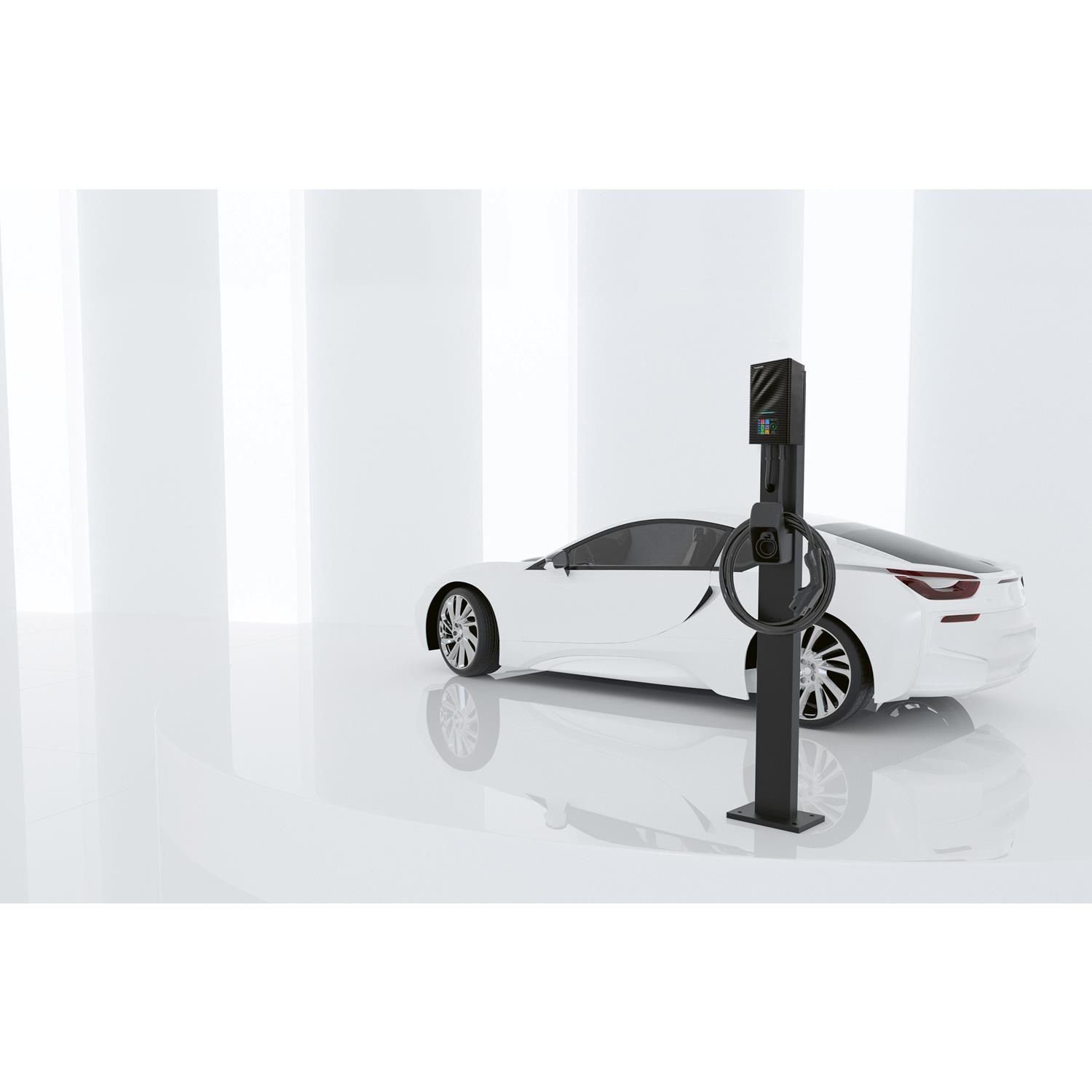 TELESTAR Elektroauto-Ladestation EC 311 S6 Wallbox (6m Ladekabel Typ2,11 kW, KfW förderfähig, Smart), 3, Freischaltung der Ladevorgänge über Touchscreen Smartphone App