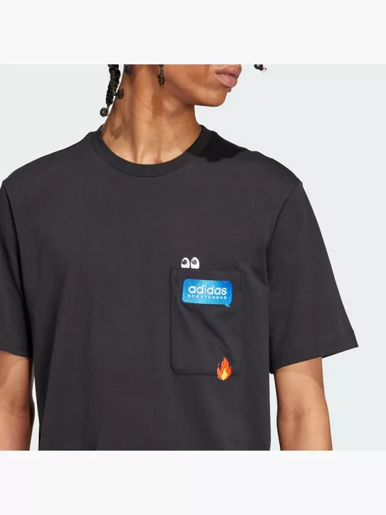 adidas Remoji Pocket Graphic T-Shirt
