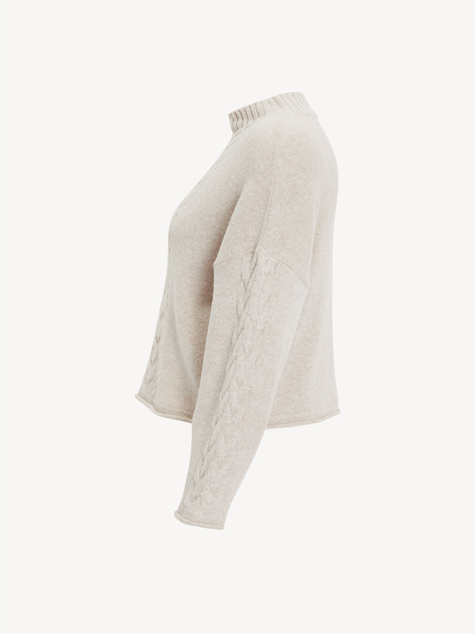 Oversized Sweatshirt - beige