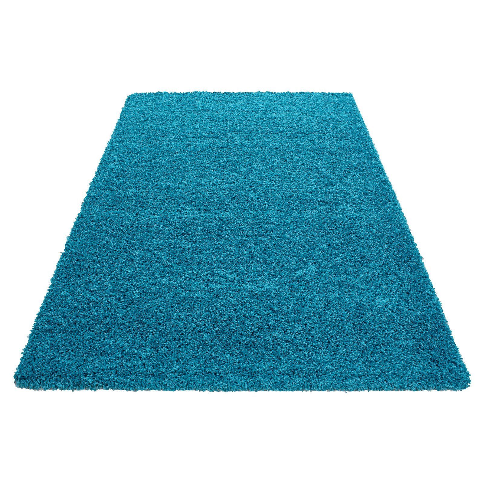 Hochflor-Teppich Teppich Langflor Shaggy Hochflorteppich Wohnzimmer Schlafzimmer, Miovani, Rechteckig, Höhe: 30 mm