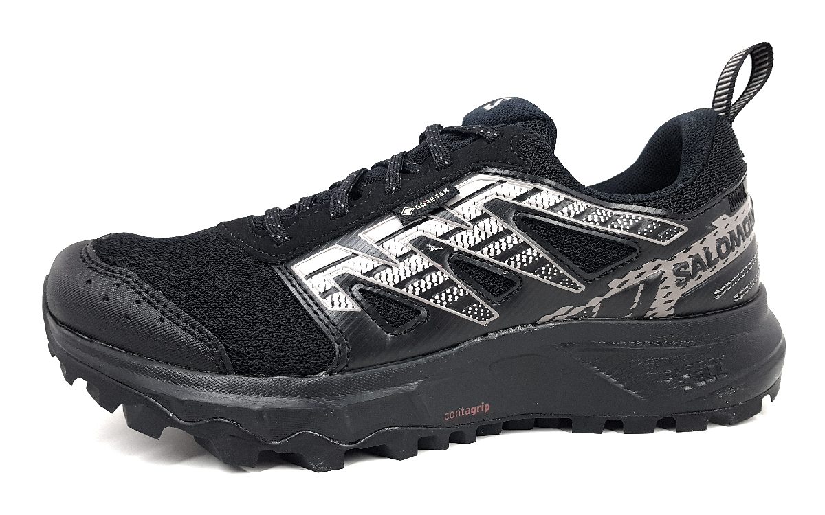 Salomon Wander GTX W L471495 Schwarz Black/ Plum Kitten