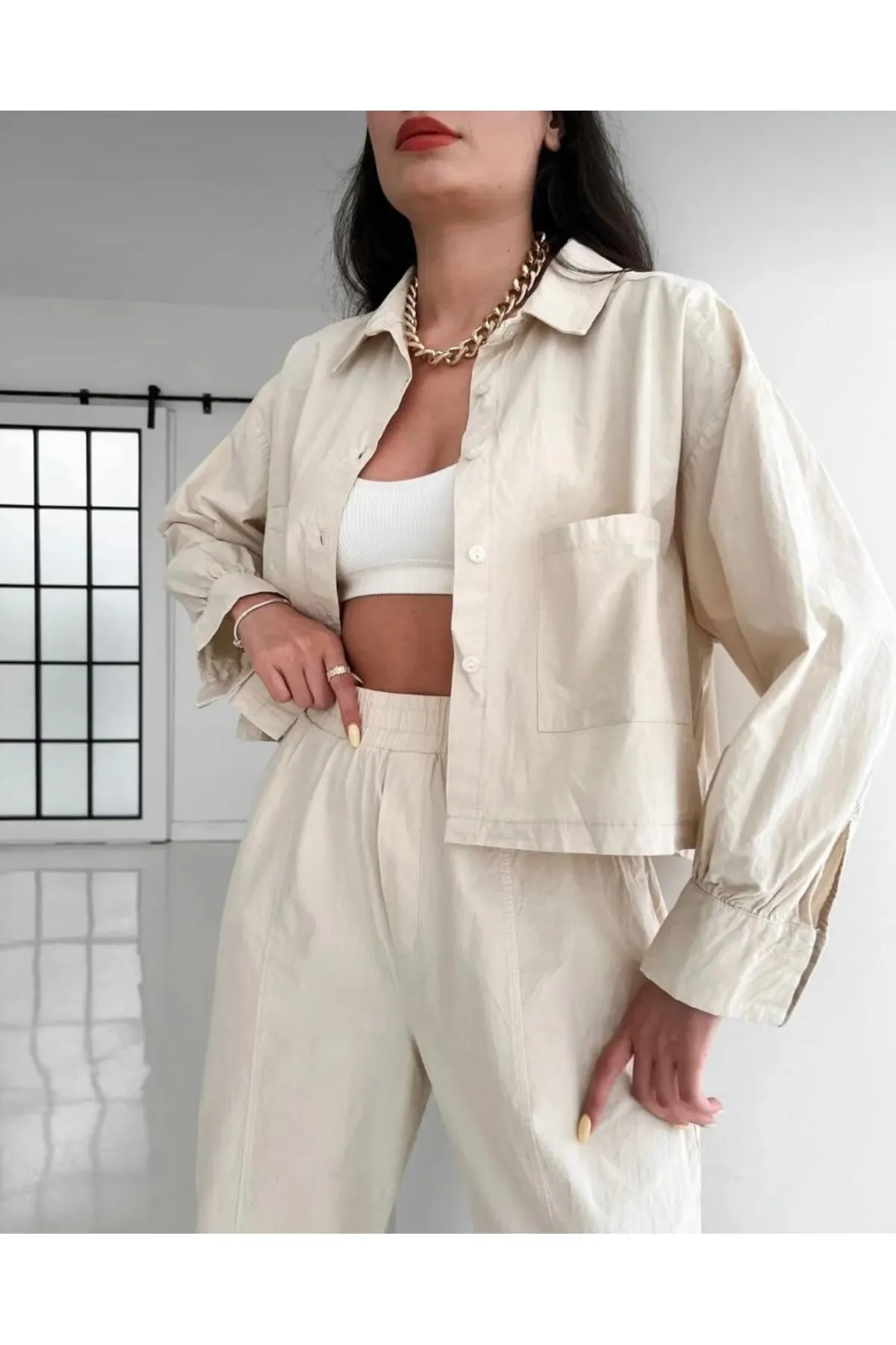 Laluvia  Zweiteiler - Grau - Regular Fit