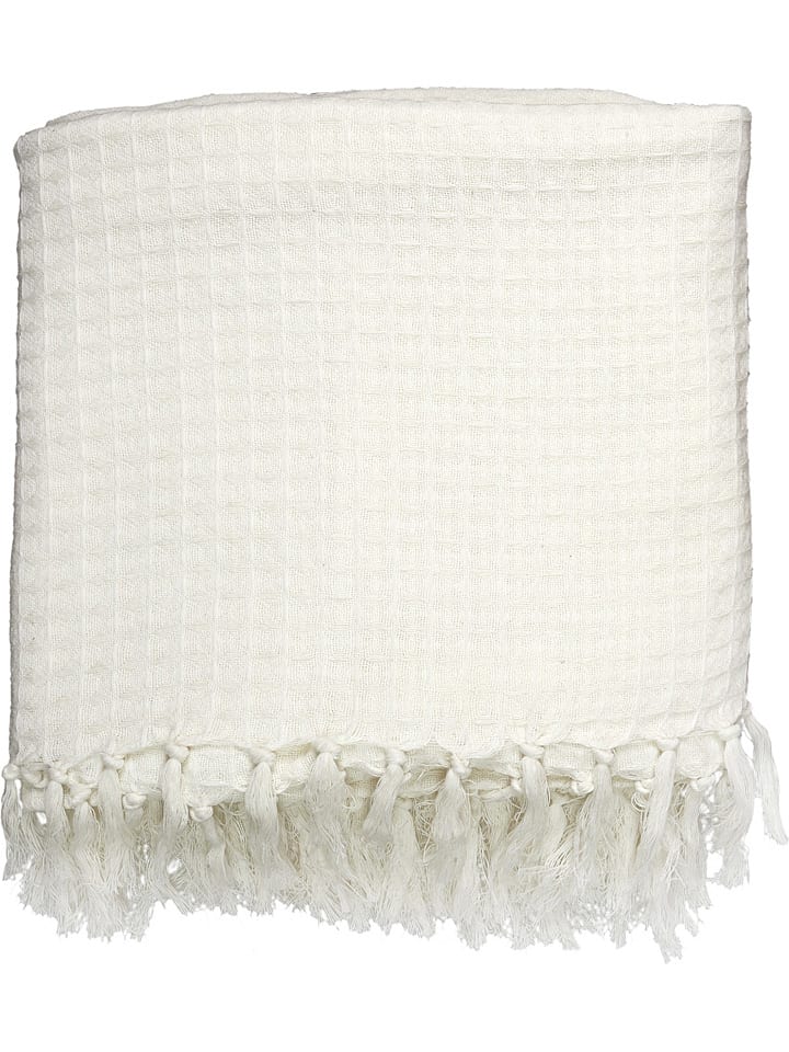 THE HOME DECO FACTORY Plaid in Creme - (L)250 x (B)170 cm günstig kaufen onesize